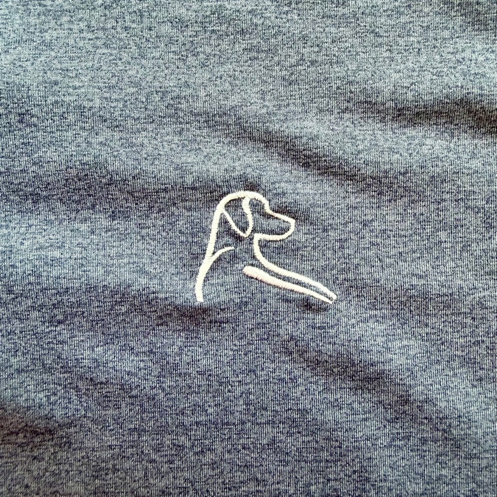 Rhoback "The Annapolis" Performance Polo – Heather Blue – Men's XL – EUC - Picture 5 of 8